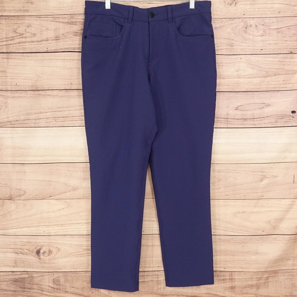Panama Jack Other - Panama Jack Chino Pants Mens 34x30 Blue Regular Fit Stretch Microfiber Tech Golf